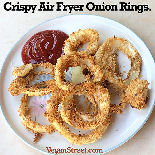 Gluten free vegan onion rings - Chef Zissie Recipes